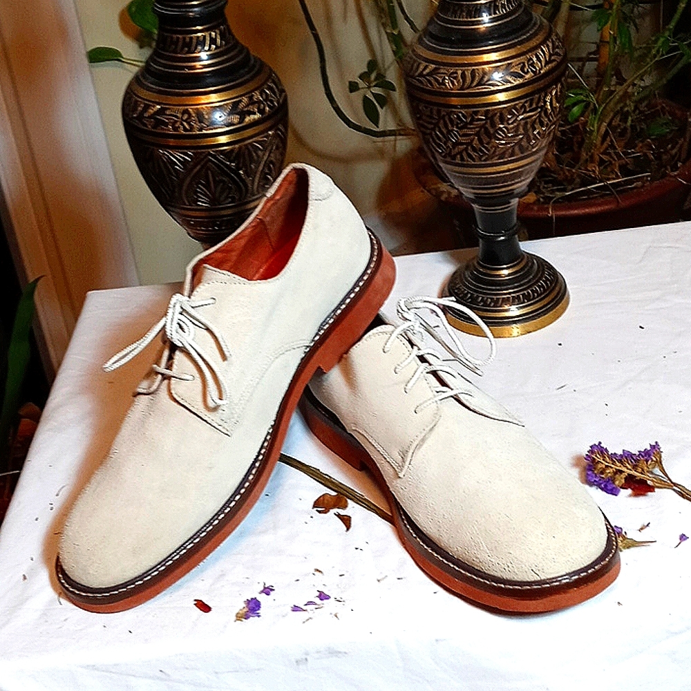 Cool Joseph A. Bank men's suede/nubuk shoes